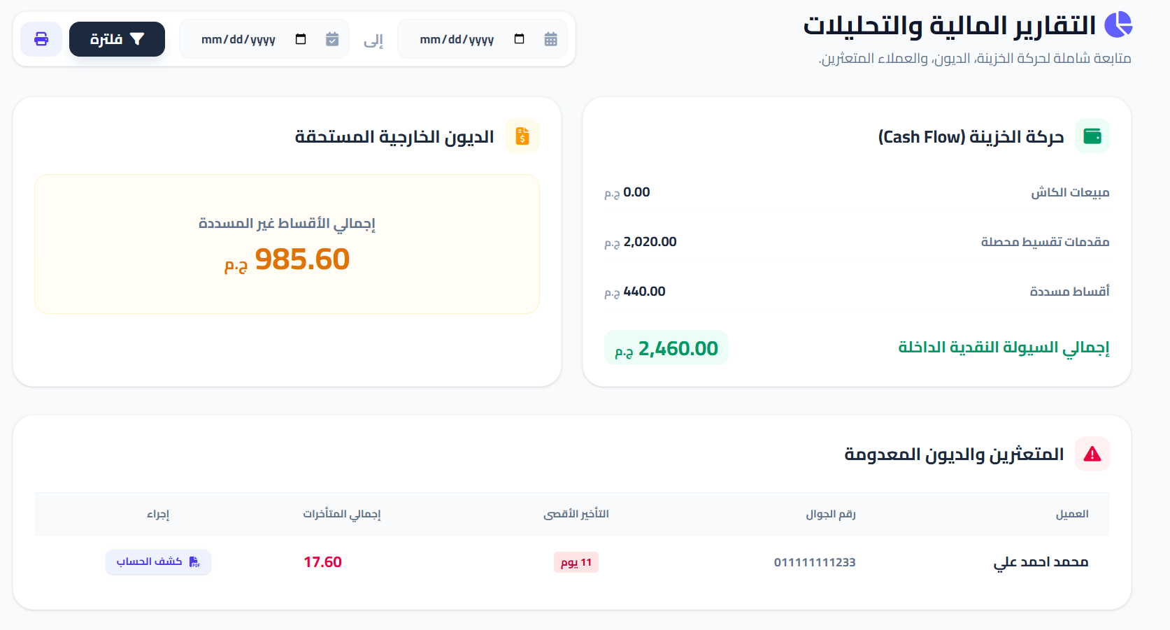 Reports Analytics